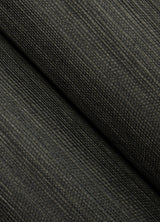 Colcord Black Sisal Grasscloth Wallpaper with Traditional Texture Pattern - Brewster 4034-72100