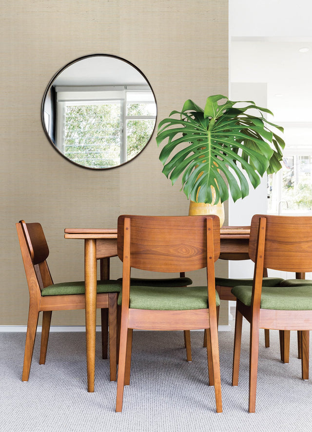 Colcord Cream Sisal Grasscloth Wallpaper Texture Pattern - A-Street Prints 4034-72102