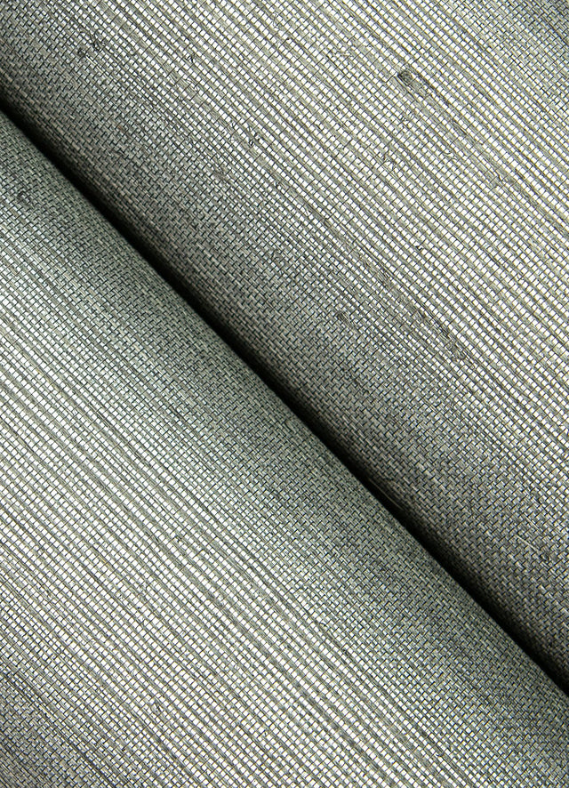 Colcord Silver Sisal Grasscloth Wallpaper with Textured Graphics Pattern - A-Street Prints 4034-72103