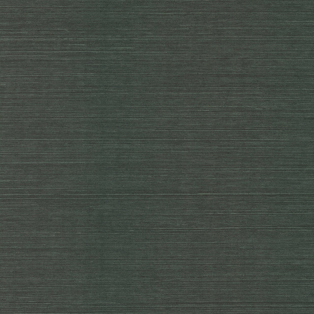 Colcord Dark Green Sisal Grasscloth Wallpaper with Textured Pattern - Brewster 4034-72105