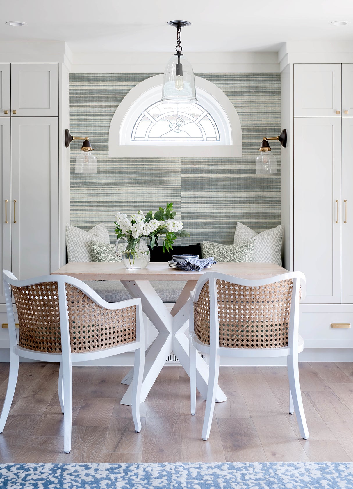 Kenter Aqua by A-Street Prints Sisal Grasscloth Textured Unpasted Peelable Paper Wallpaper Scott Living III 36-in by 24-ft - YK72111