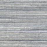 Kenter Teal Sisal Grasscloth Wallpaper with Traditional Texture Pattern - A-Street Prints 4034-72112