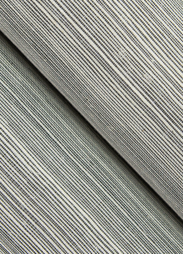 Kenter Black Sisal Grasscloth Wallpaper with Texture Pattern - A-Street Prints 4034-72113