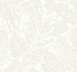 Brentwood Bone Palm Leaves Wallpaper by A-Street Prints - YK72118