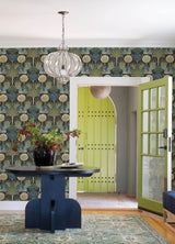 Mandeville Multicolor Tropical Paradise by A-Street Prints Bohemian Botanical Non Woven Wallpaper, 27-in by 27-ft, Covers 60.8 sq ft - YK72120