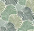 Trousdale Green Fanning Flora Wallpaper by A-Street Prints - YK72127