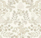 Getty Cream Jungle Damask Wallpaper by A-Street Prints - YK72132