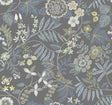 Marilyn Light Grey Floral Trail Wallpaper by A-Street Prints - YK72136