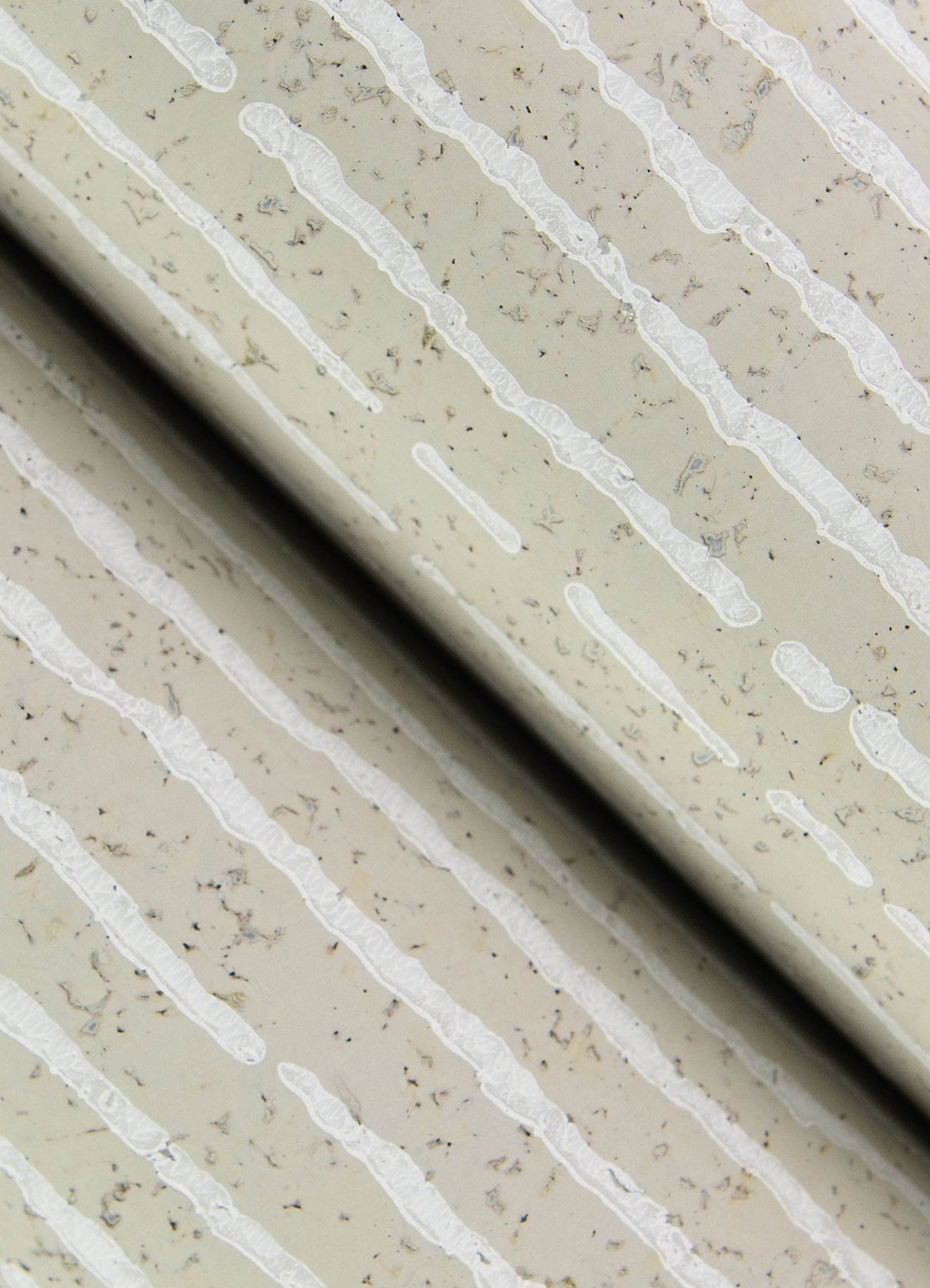 Mortenson Light Grey Geometric Cork Wallpaper with Modern Graphics Pattern - Brewster 4034-72141