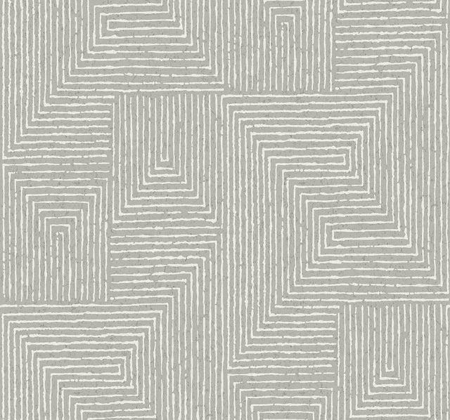 Mortenson Dove Geometric Wallpaper with Modern Cork Graphics Pattern - A-Street Prints 4034-72143