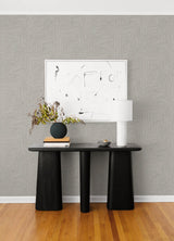 Mortenson Dove Geometric Wallpaper with Modern Cork Graphics Pattern - A-Street Prints 4034-72143