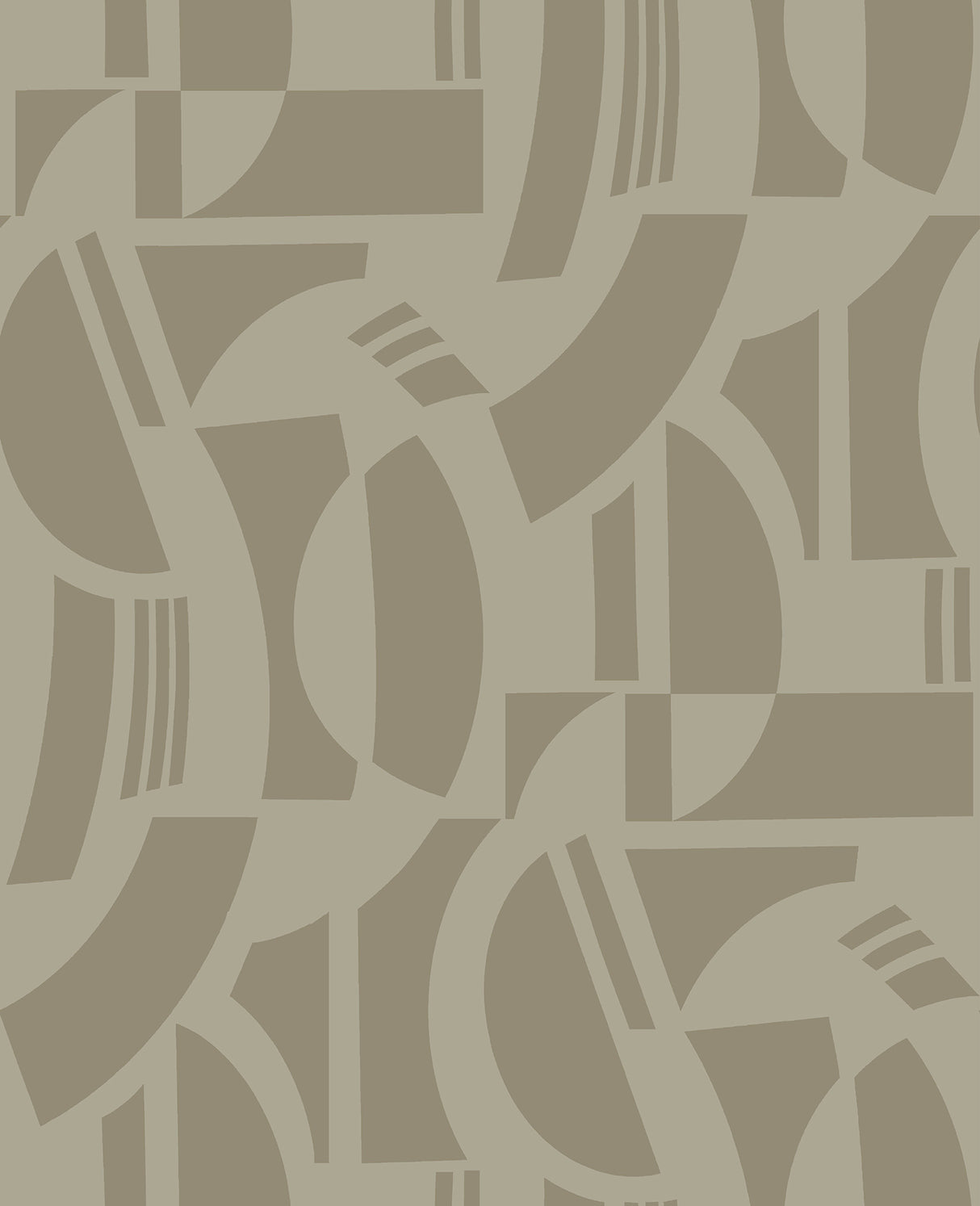 Carter Light Brown Geometric Flock Wallpaper by A-Street Prints - SP87383