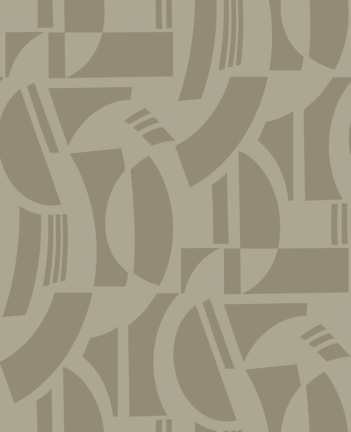 Carter Light Brown Geometric Flock Wallpaper by A-Street Prints - SP87383