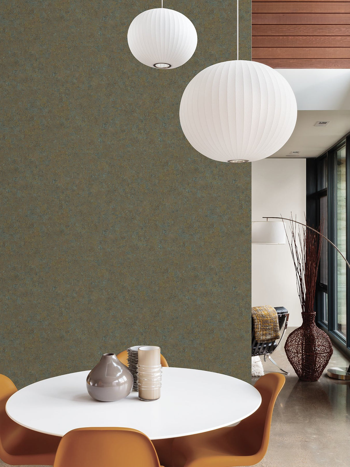 Ryu Multicolor Cement Texture Wallpaper with Distressed Textures Industrial Style - 4035-37656-1