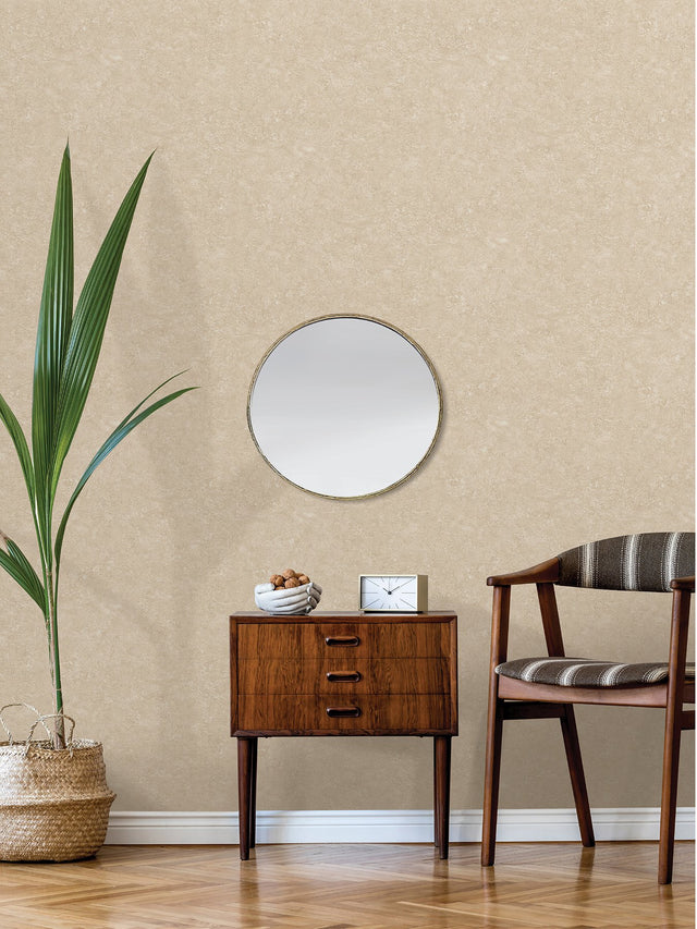 Rini Beige Distressed Wallpaper with Industrial Abstract Stucco Texture - Advantage 4035-37745-1