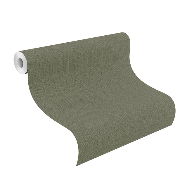 Hoshi Green Woven Wallpaper with Raised Ink Texture Pattern - Advantage 4035-407945