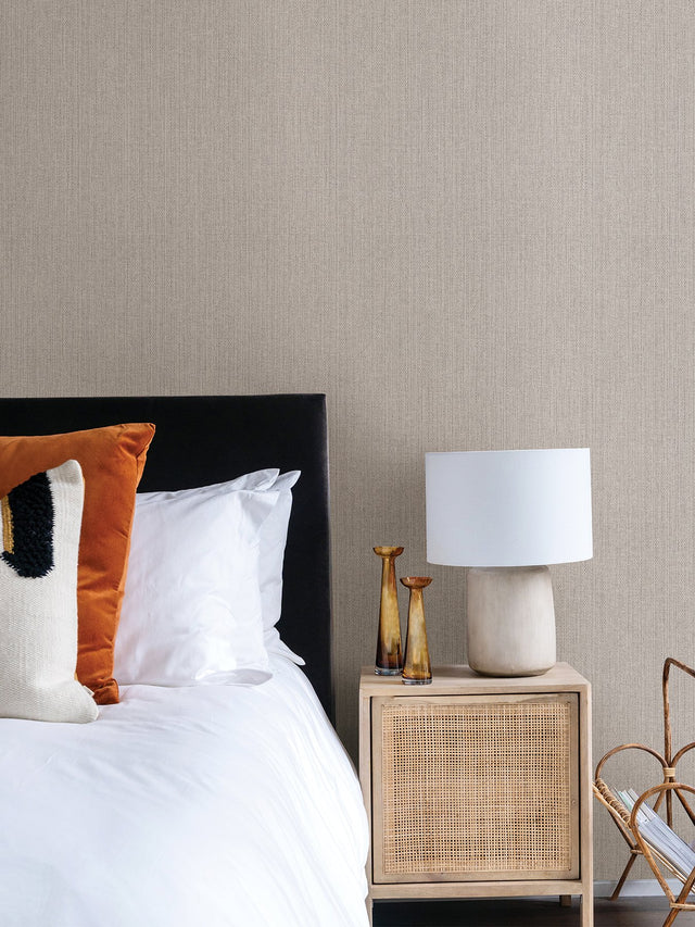 Hoshi Grey Woven Wallpaper with Raised Ink Texture Pattern - Advantage 4035-407969