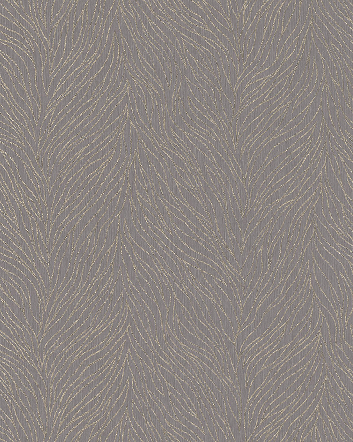 Tomo Mauve Abstract Wallpaper with Metallic Textured Botanical Curves - Advantage 4035-408741