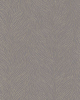 Tomo Mauve Abstract Wallpaper with Metallic Textured Botanical Curves - Advantage 4035-408741