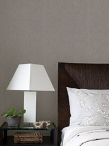 Tomo Mauve Abstract Wallpaper with Metallic Textured Botanical Curves - Advantage 4035-408741