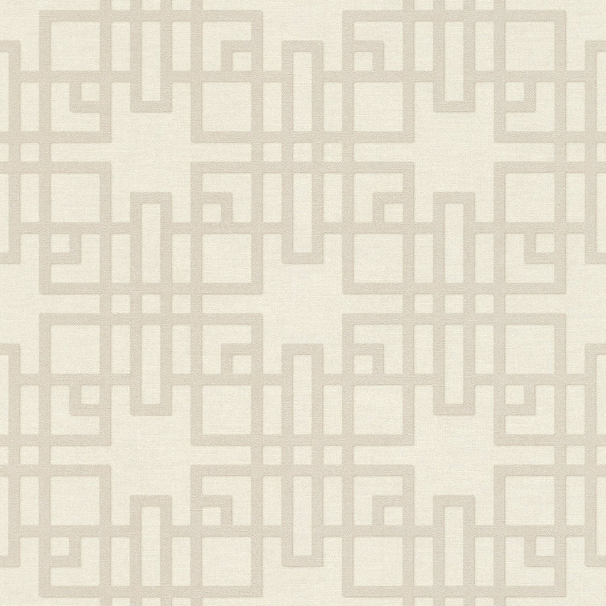 Mana White Trellis Textured Vinyl Wallpaper with Geometric Trellis Pattern - Advantage 4035-409239