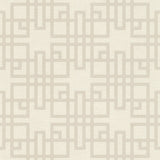Mana White Trellis Textured Vinyl Wallpaper with Geometric Trellis Pattern - Advantage 4035-409239
