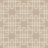 Mana Beige Trellis Textured Wallpaper with Modern Geometric Lattice - Advantage 4035-409246