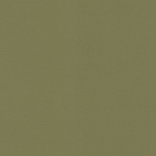 Umi Green Faux Linen Wallpaper with Fabric & Woven Texture - Advantage 4035-452068