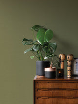 Umi Green Faux Linen Wallpaper with Fabric & Woven Texture - Advantage 4035-452068