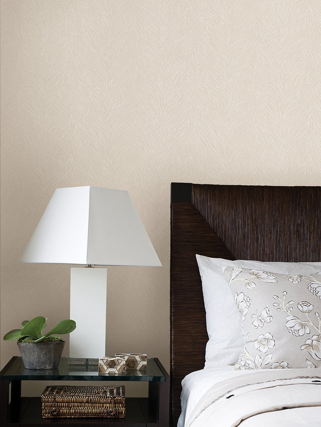 Tomo Cream Abstract Wallpaper with Metallic Textured Finish - Advantage 4035-58426