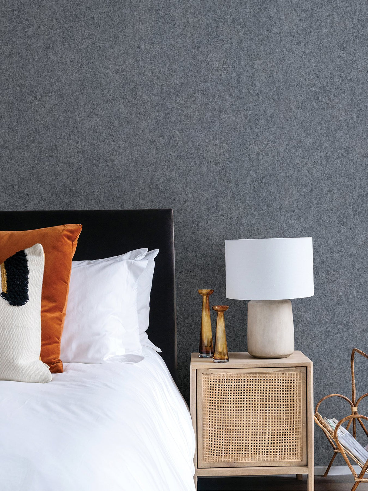 Genki Denim Distressed Wallpaper with Plaster Effects Texture - Brewster 4035-617146