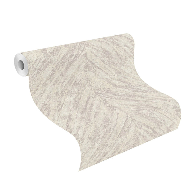 Madoka Silver Chevron Wallpaper with Glam Metallic Textured Graphics - Advantage 4035-617511
