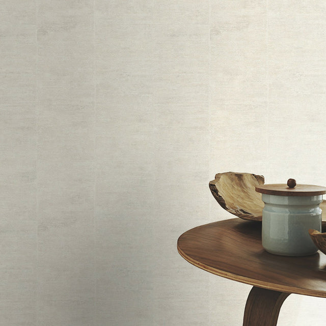 Aiko Dove Stripe Wallpaper with Metallic Textured Raised Ink - Advantage 4035-617610