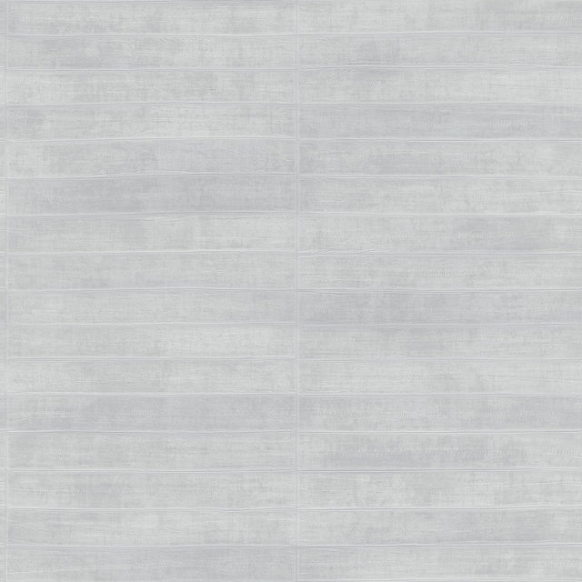 Dermot Silver Horizontal Stripe Wallpaper with Modern Stripes Pattern and Raised Ink - Advantage 4041-418477