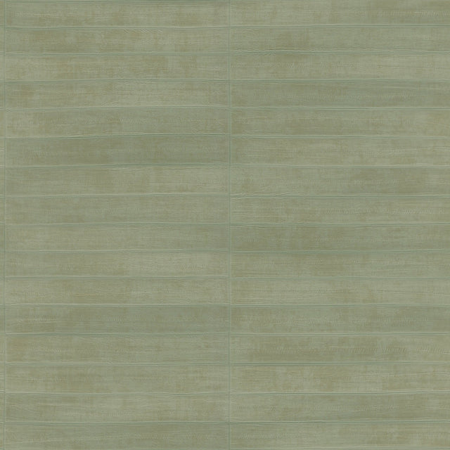 Dermot Light Green Horizontal Stripe Wallpaper with Modern Stripes Pattern and Raised Ink - Advantage 4041-418484