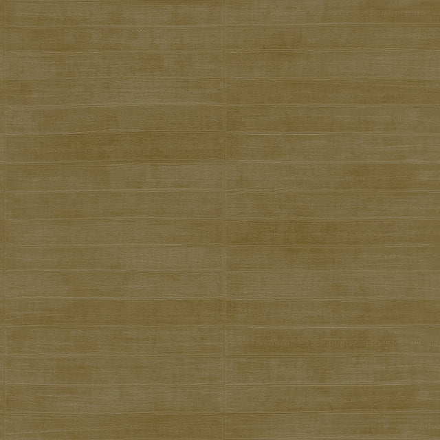 Dermot Brass Horizontal Stripe Wallpaper with Raised Ink Texture - Advantage 4041-418491