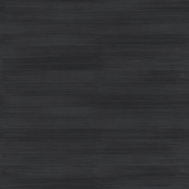 Dermot Black Horizontal Stripe Wallpaper with Modern Graphic Stripe Pattern - Brewster 4041-418514