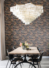 Lennox Rust Brick Wallpaper with Farmhouse Brick Pattern - Advantage 4041-428063