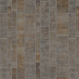 Redmond Sterling Textured Geometric Wallpaper with Metallic Industrial Block Pattern - Advantage 4041-428216