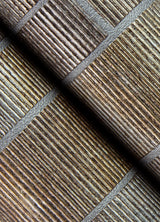 Redmond Sterling Textured Geometric Wallpaper with Metallic Industrial Block Pattern - Advantage 4041-428216