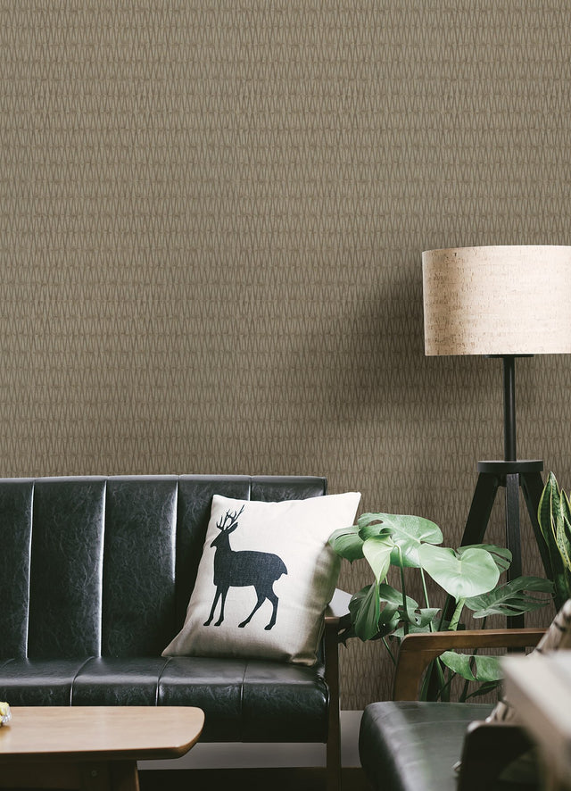 Quinby Sterling Diamond Textured Geometric Wallpaper - Advantage 4041-428414