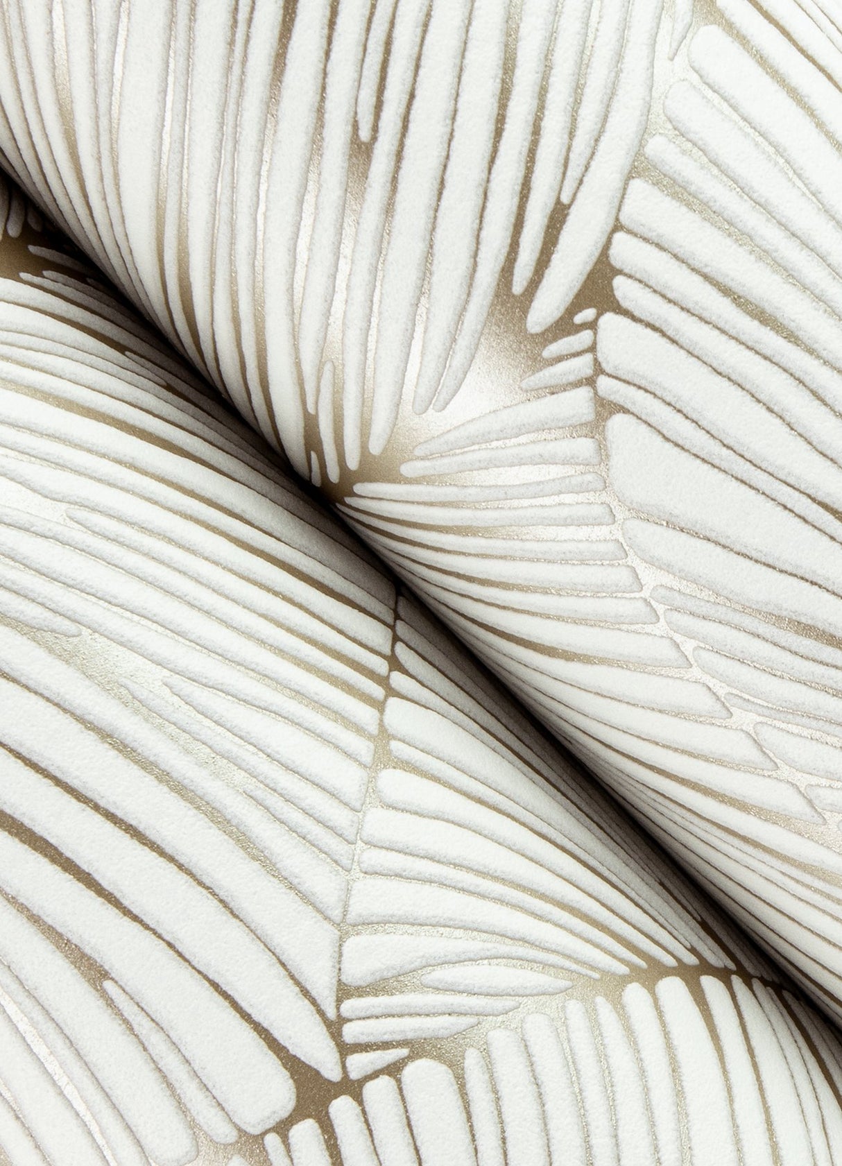 Eilian Gold Palm Wallpaper Gold with Tropical Botanical Motif - Advantage 4041-456622