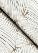 Eilian Gold Palm Wallpaper Gold with Tropical Botanical Motif - Advantage 4041-456622