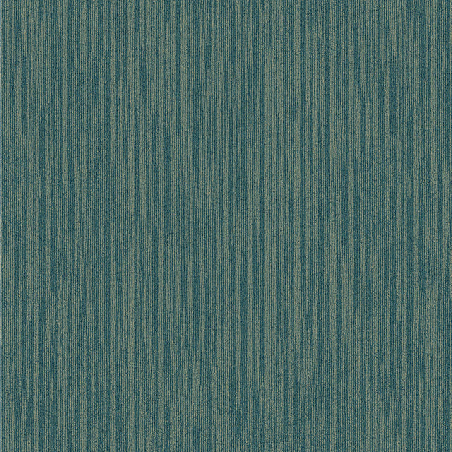 Melvin Teal Stria Wallpaper with Metallic Textured Vertical Stripe Motif - Advantage 4041-72404