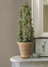 Canseco Beige Distressed Texture Wallpaper with Faux Linen Abstract Pattern - Advantage 4044-30689-3