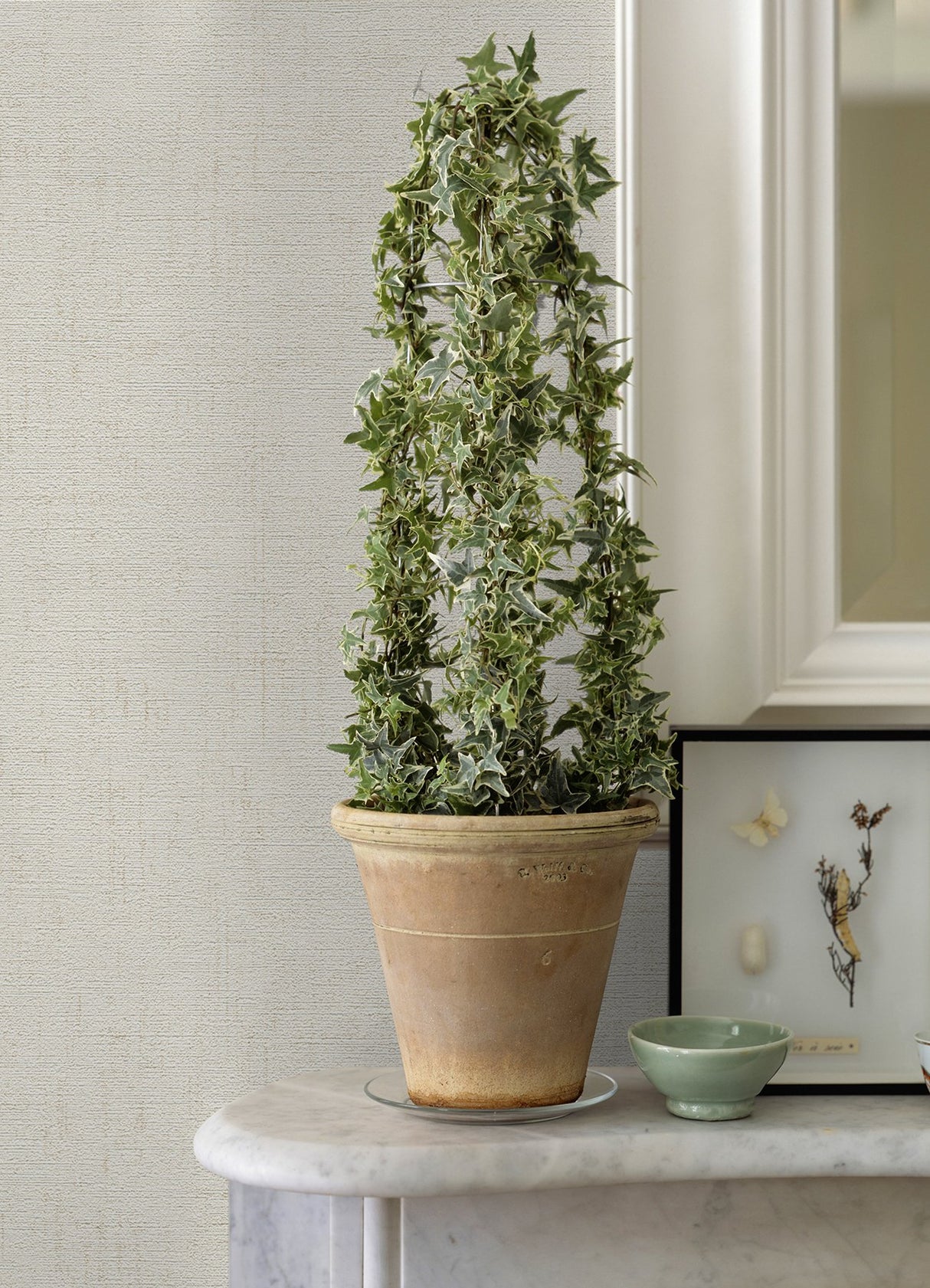 Ayala Off White Distressed Wallpaper with Industrial Abstract Textures - Advantage 4044-32262-2