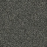 Edsel Charcoal Geometric Wallpaper with Distressed Floral Hexagon Pattern - Advantage 4044-38022-3
