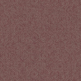 Edsel Maroon Geometric Wallpaper with Hexagonal Floral Motif - Advantage 4044-38022-4
