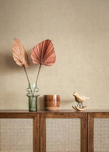 Riomar Cream Distressed Texture Wallpaper with Abstract Traditional Pattern - Brewster 4044-38024-5