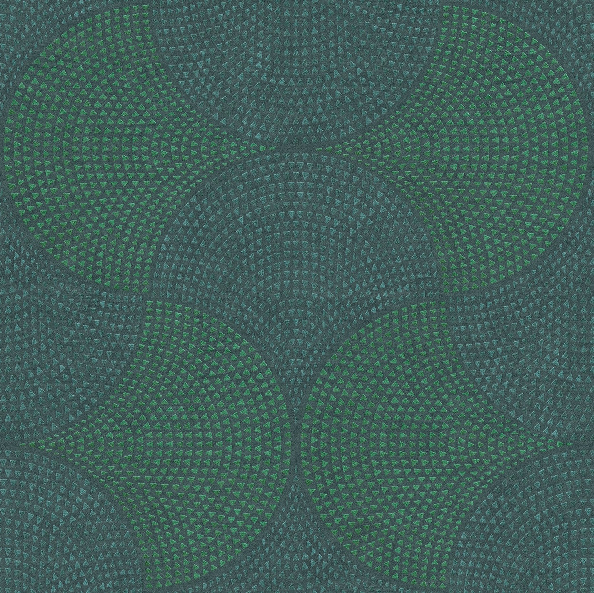 Bel Air Teal Fan Geometric Wallpaper - Advantage 4044-38027-1